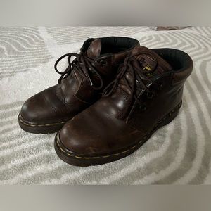 Dr. Martens Vintage Brown Short Ankle Boots